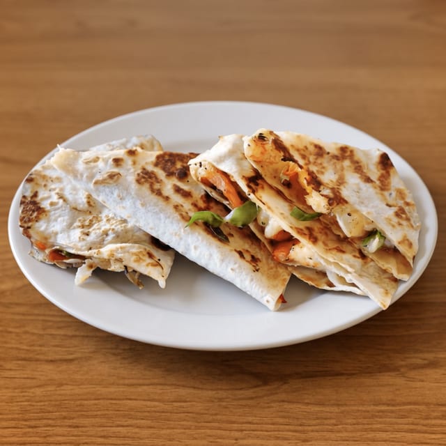 BBQ Pulled Pork Quesadilla.
